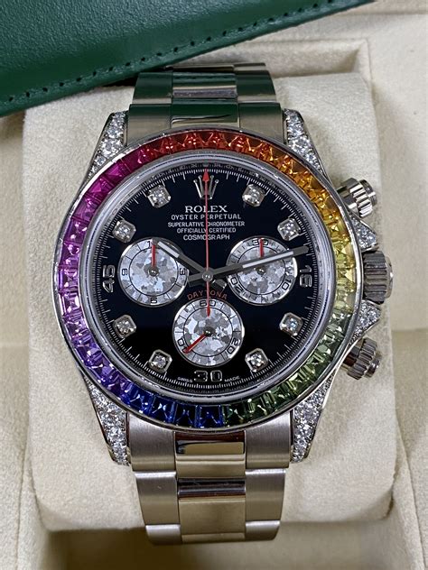 rolex daytona rainbow factory|Rolex daytona rainbow retail price.